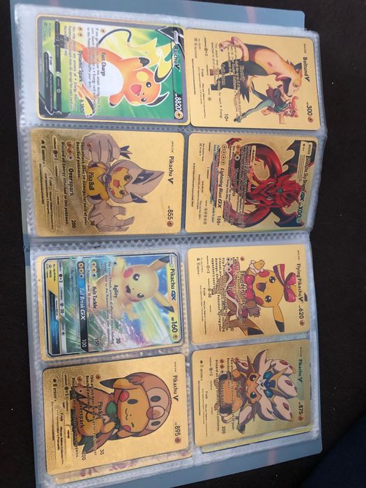Album 3D z kartami pokemon ponad 120 kart