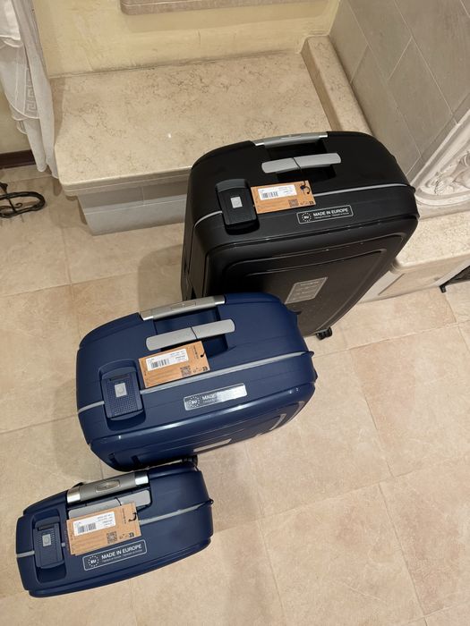 Samsonite мала, середня та велика нова валіза