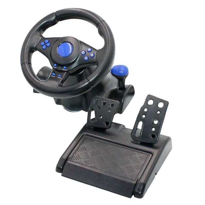 Ігрове кермо з педалями і коробкою передач