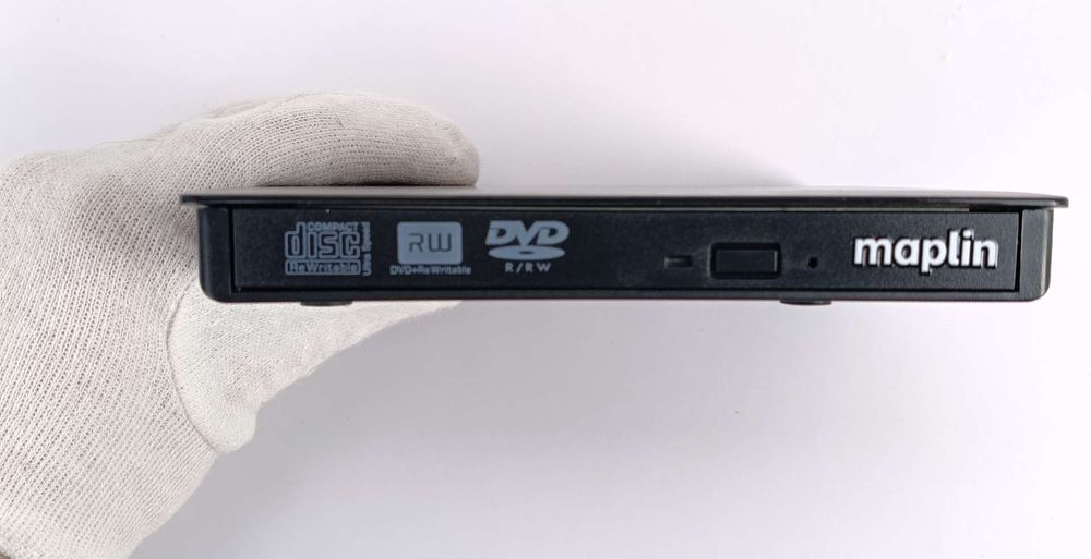 Maplin CD DVD Drive for Windows/OS/Linux on Laptops, USB USB-C
