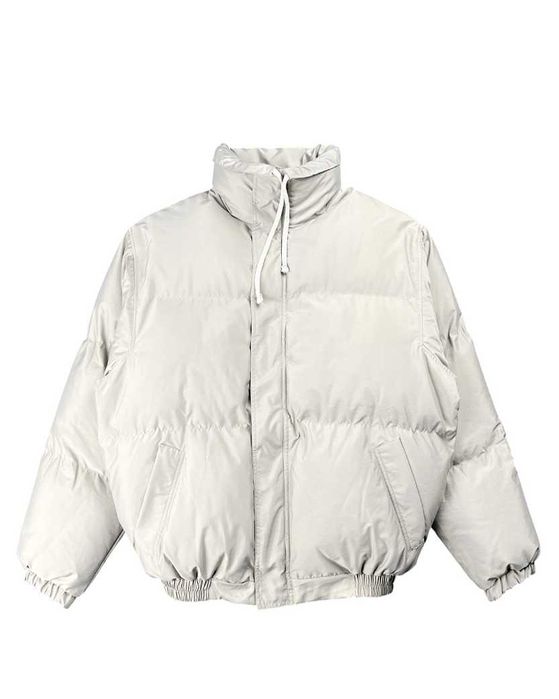 Пуховик Fear Of God Essentials Puffer Jacket Charcoal \ Green \ Moss