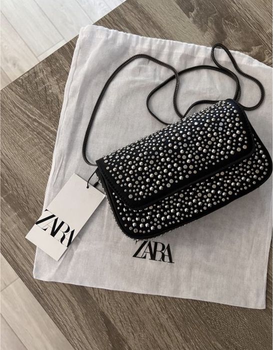Нова чорна сумка Zara