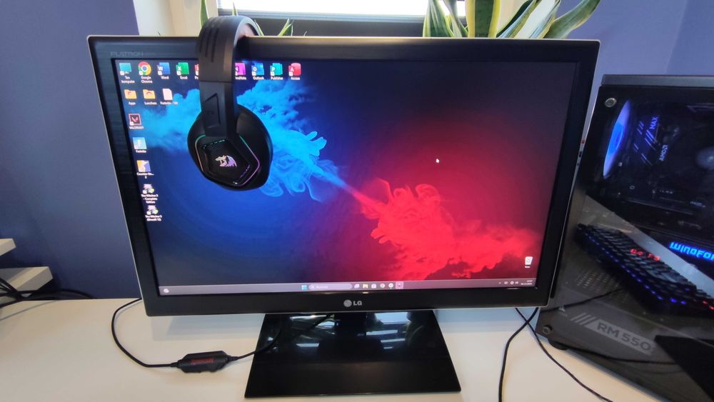 Zestaw Gamingowy Ryzen 5, GTX970, 16GB RAM SSD+ HDD + 27' + Akcesoria