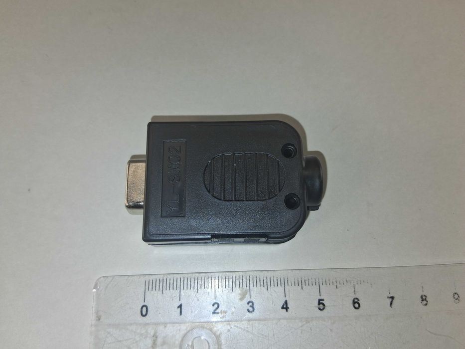 N099 Wtyk Męski DB9 Złącze D-Sub 9 PIN Obudowa Terminal RS232