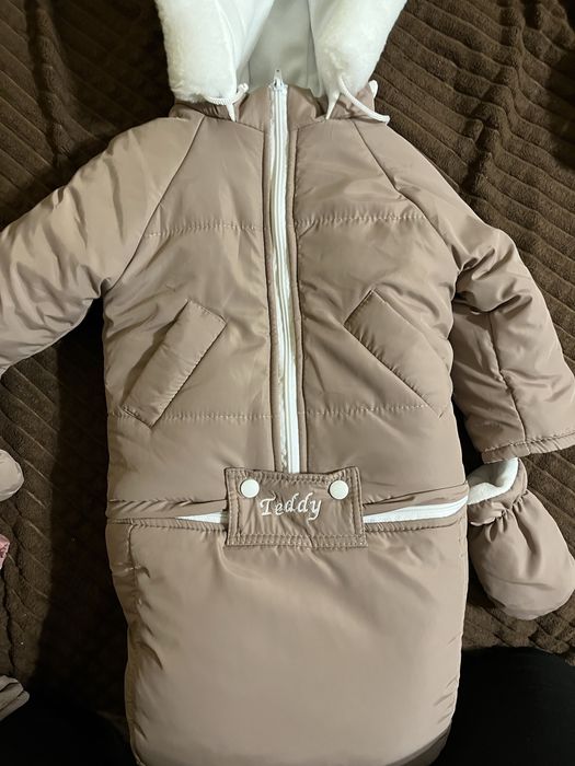 Новий теплий дитячий комбінезон, трійка, з народження