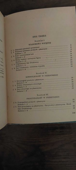 Geometria dla klasy 4 liceum M. Bryński 1974