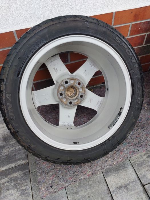 Felgi 17 AUDI 5x112 et45 7,5x17 opony letnie 235/45 r17 ładny stan