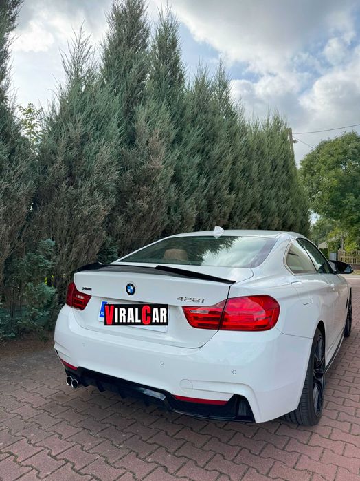 Lotka Spoiler Spojler M4 STYLE BMW F32 Czarny Połysk / Carbon