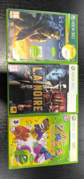 La noire/Halo 3/Viva pinata party animals Xbox 360