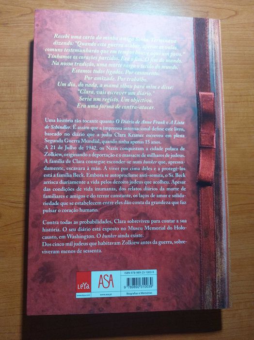 Clara Kramer - A menina que sobreviveu ao Holocausto (PORTES GRATIS)