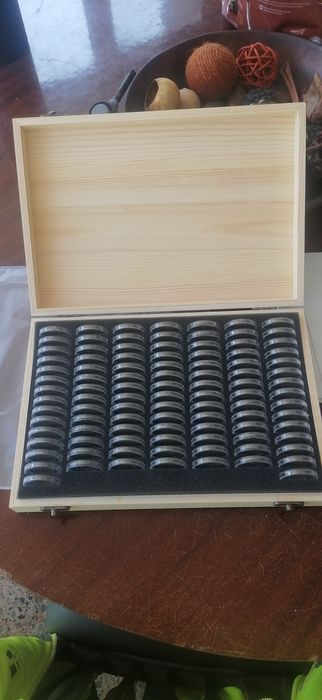 Caixa para moedas 2 euros