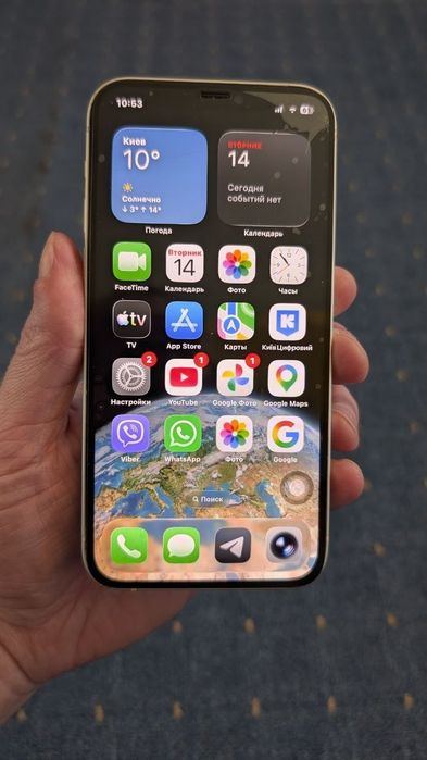Iphone 12 на 64гб,рабочий.