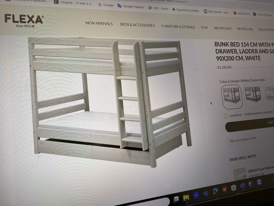 Beliche FLEXA World - Basic - branqueado - como NOVO