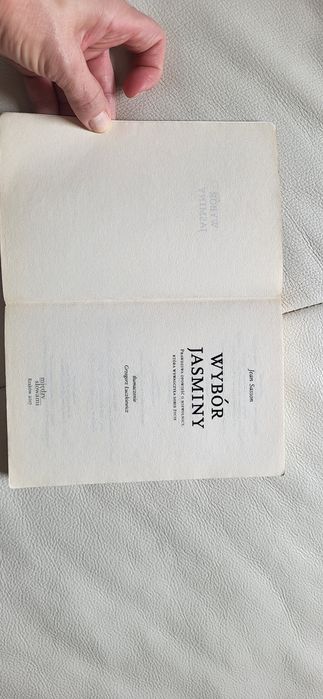 Wybór Jasminy ksiazka Jean Sasson