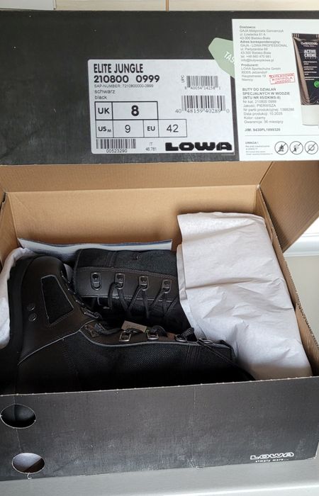 Lowa Elite Jungle 42 czarna skóra