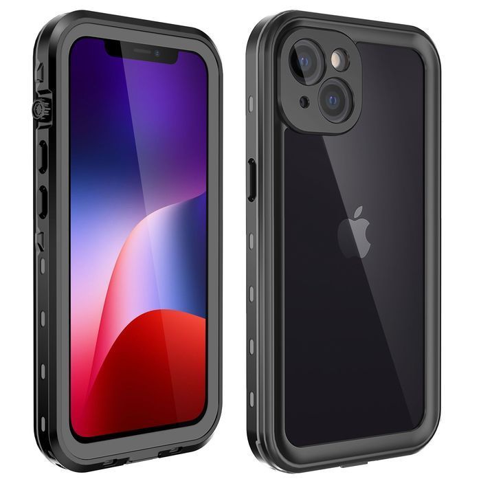 Futerał do iPhone 13 Shellbox DOT wodoodporny czarny