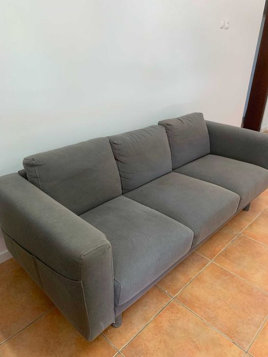 Sofá 3 lugares ikea Cinzento