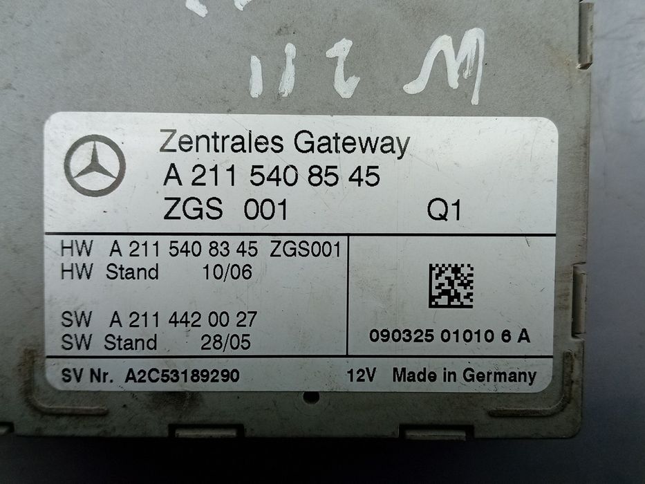 Módulo genérico MERCEDES-BENZ Classe E Carrinha (S211)