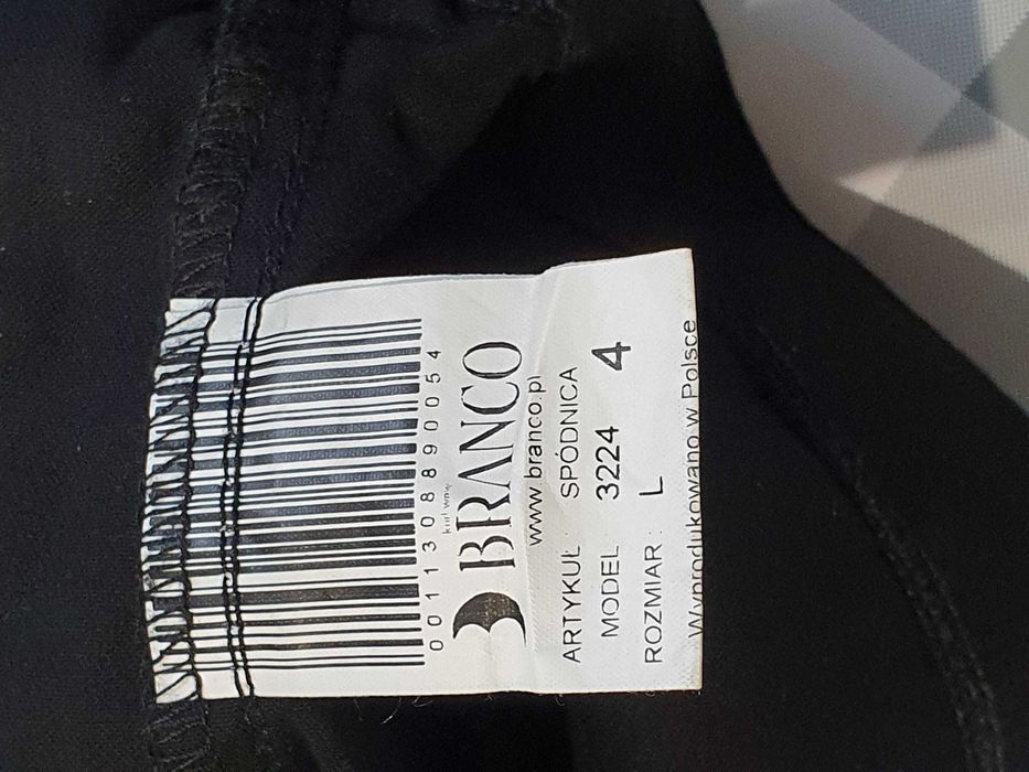 Spódnica ciążowa, czarna. rozm L.