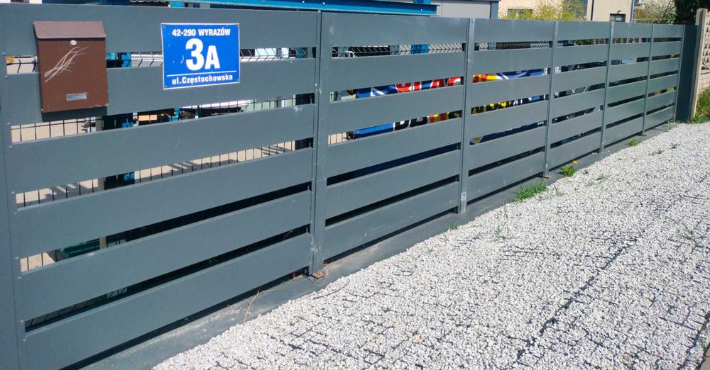 Ogrodzenie Panelowe panel ogrodzeniowy 2,5x1,5m brama ściana płot stal