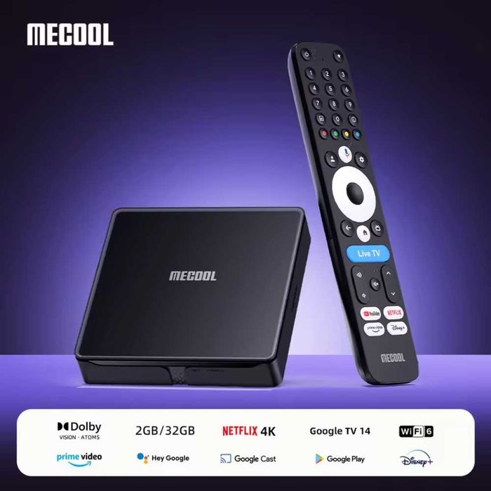 TV Box Mecool MEon1 2/32Gb Amlogic S905X5M WIFI6 NETFLIX приставка