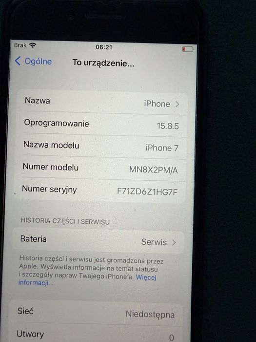 iPhone 7 32GB plus etui i szklo