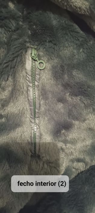 Colete acolchoado XL verde escuro- bem quente