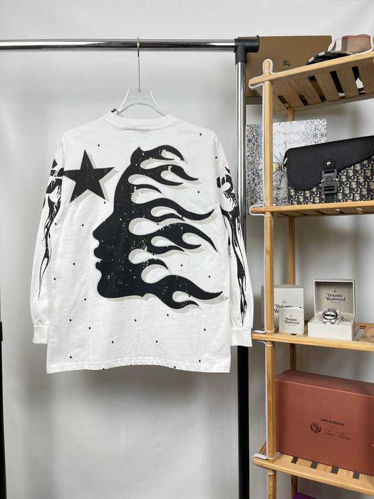 Лонгслів Hellstar | Бавовняний Лонгслів Хеллстар | Streetwear Long