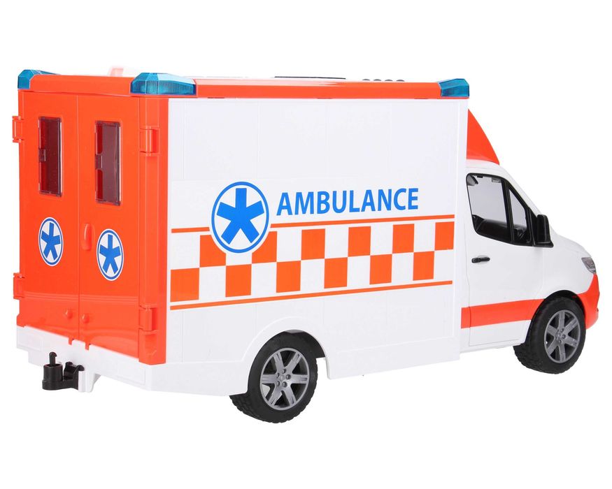 Bruder 02676 karetka ambulans z ratownikiem dźwięk