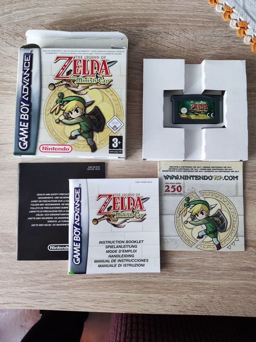 The Legend of Zelda the minish CAP game Boy advance