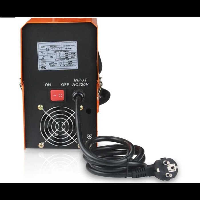 D86- Máquina soldar MIG-200 AC220V ± 10% IGBT MIG MMA TIG  sem gás