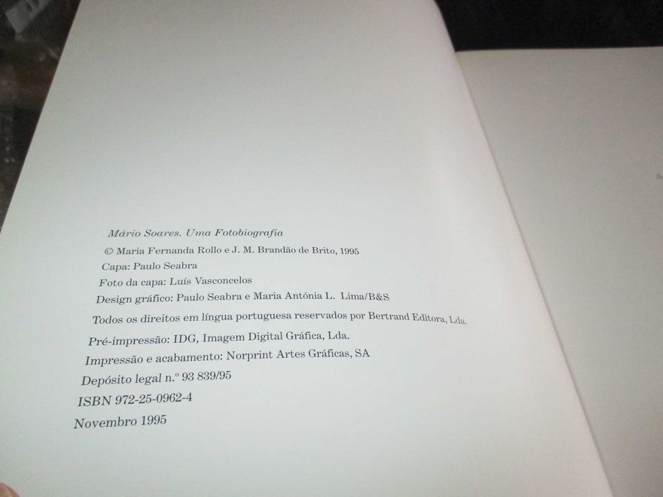 Livro Mário Soares Uma Fotobiografia Bertrand