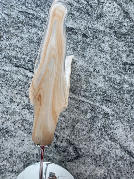 Kinkiet kwiat brązowy