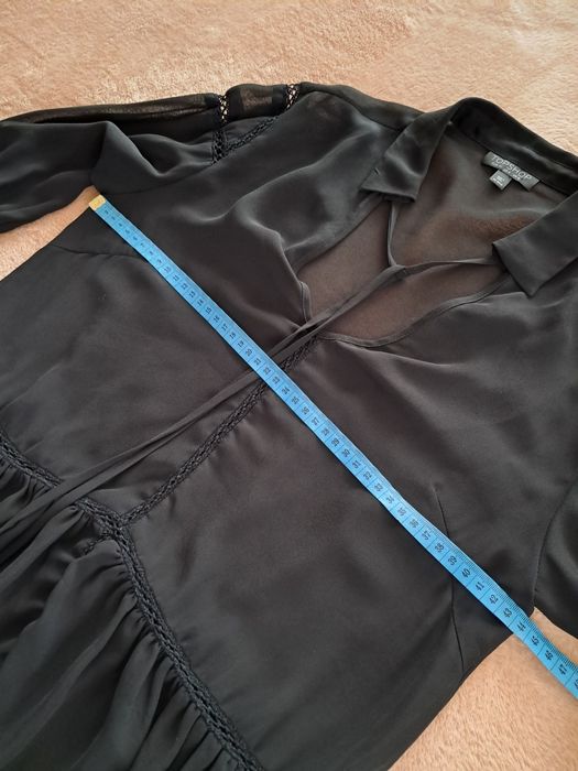 Przezroczysta bluzka koszulowa Topshop