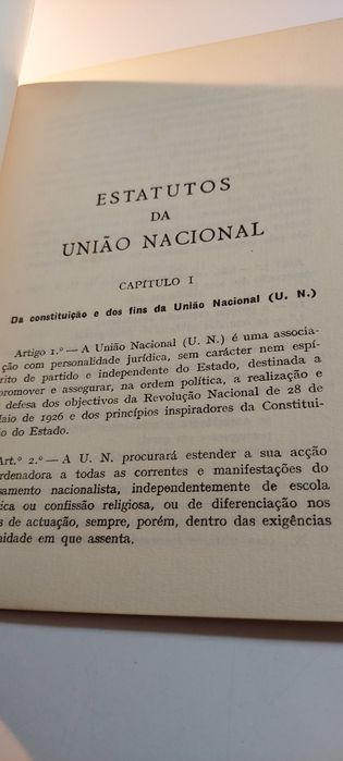 União Nacional - Estatutos (1961)