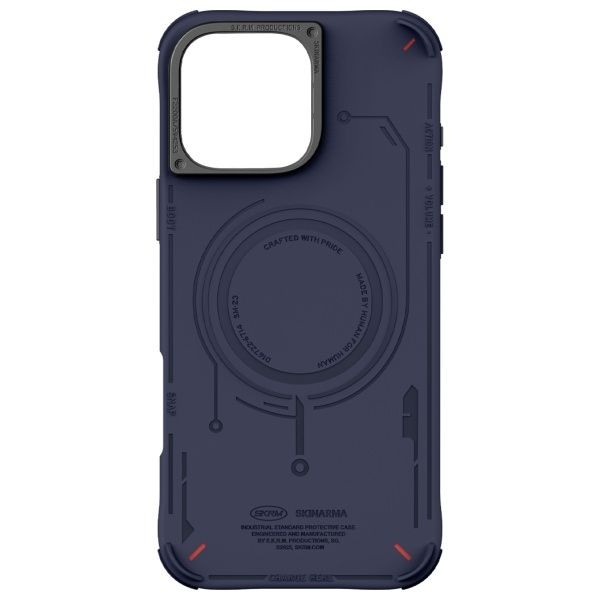 Skinarma etui Mecha iPhone 16 Pro 6.3"   Magnetic Charging granatowy/