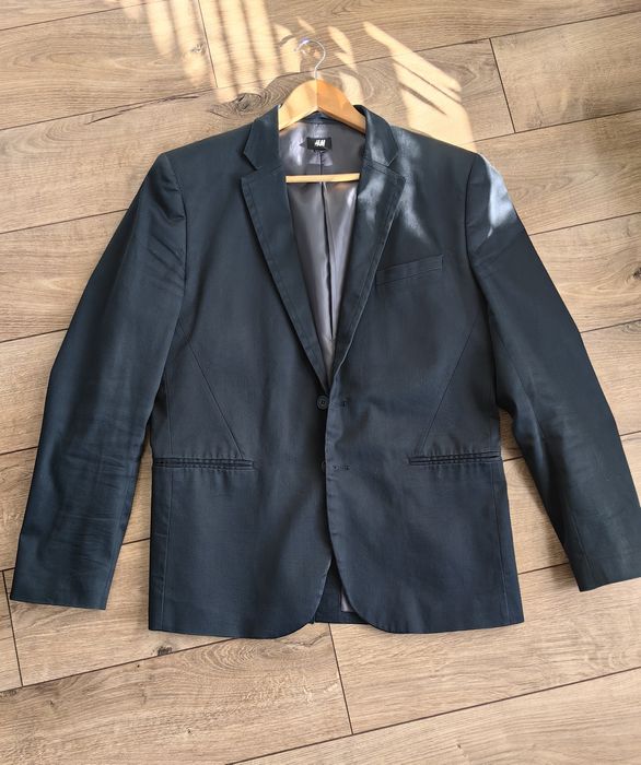 Marynarka męska H&M czarna 52 .