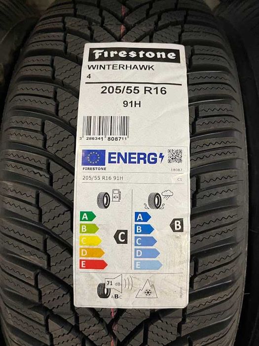 205/55R16 Firestone Winterhawk 4 cztery nowe opony zimowe