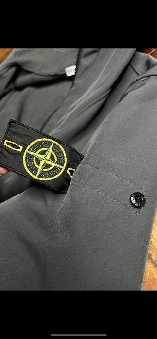 Куртка демисезон на весну идеально Stone Island soft shell R винтаж L