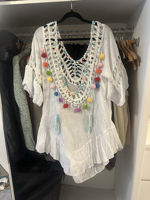 Wakacyjna tunika plażowa, rozmiar uniwersalny