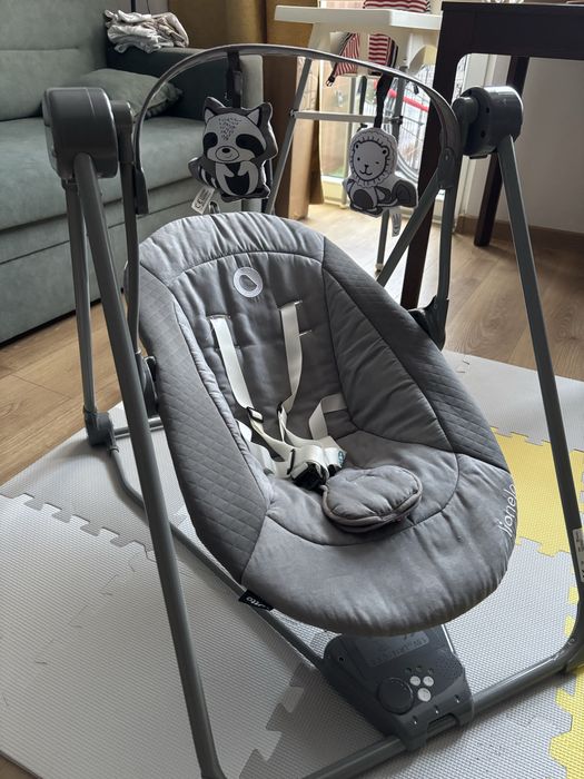 Elektryczny bujaczek Lionelo Otto Grey