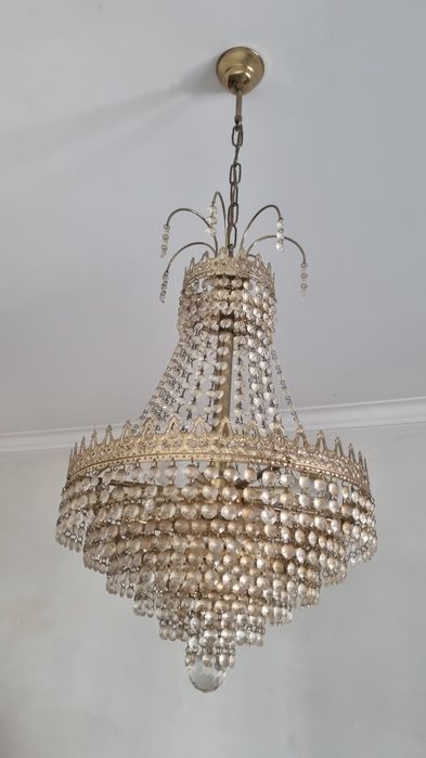 Candeeiro de  cristal  antigo