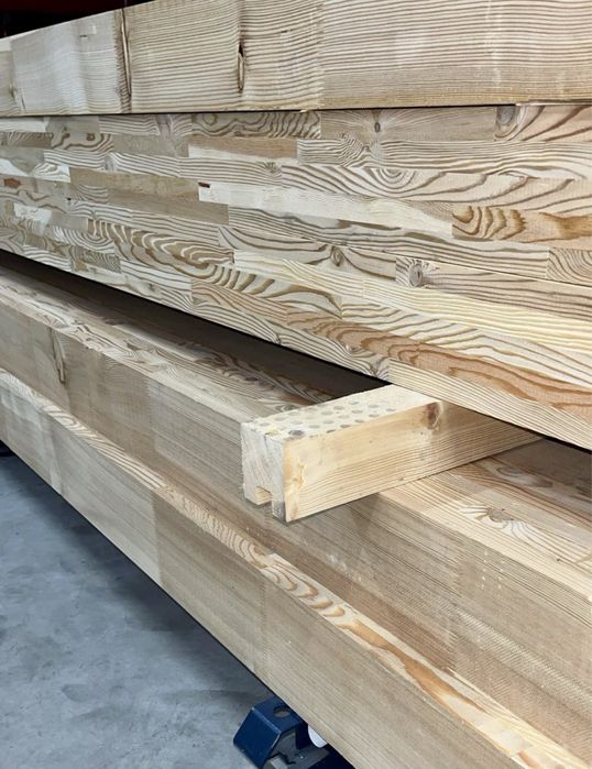 Kantówka Modrzew Syberyjski 100x100 dł. 6m- Klejona