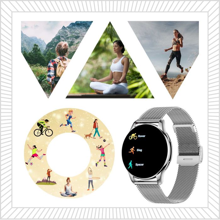 Smartwatch Zegarek Damski Rozmowy Powiadomienia Menu PL Amoled Puls