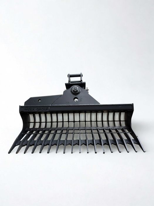 Łyżka skarpowa hydrauliczna ażurowa, grabie hydrauliczna 100cm 1,5-2,5t