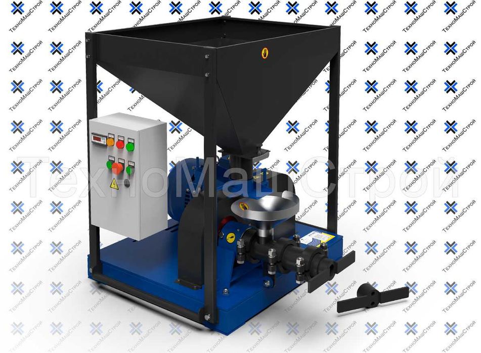 Экструдер зерновой 100кг/час Две насадки 11кВт ЭГК-100