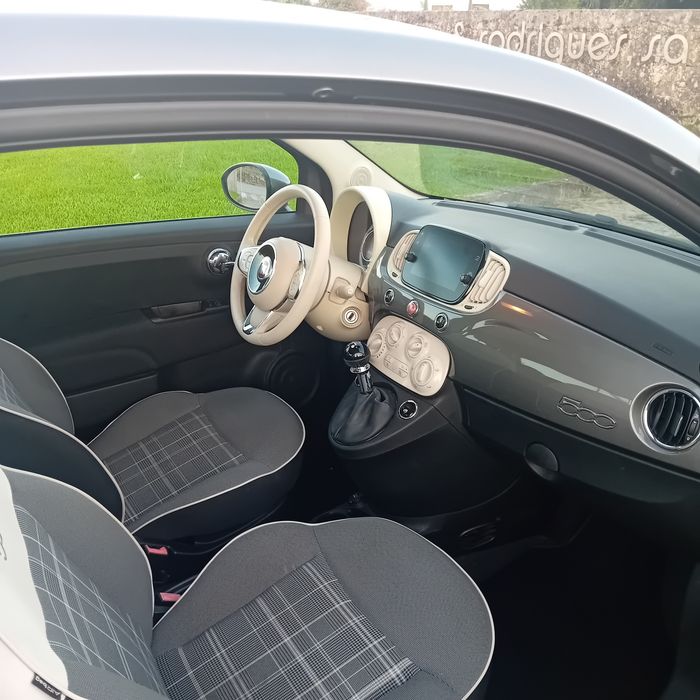 Fiat 500 1.2 Lounge Navegação Nacional  2019