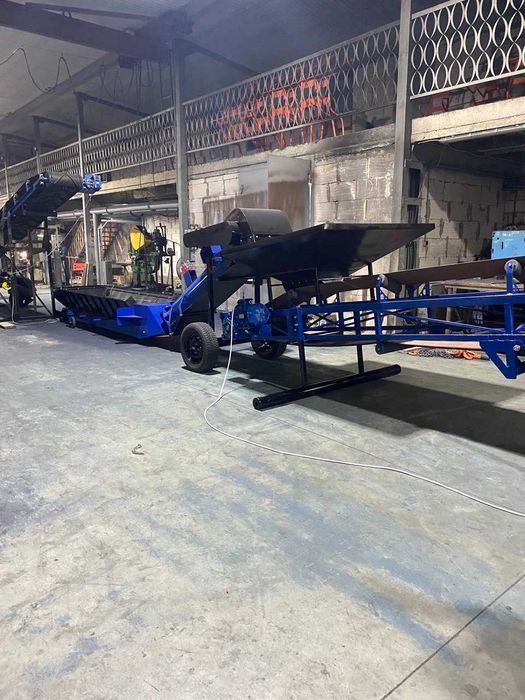 Стрічковий розвантажувач залізничних вагонів Хоппер, підхоперник