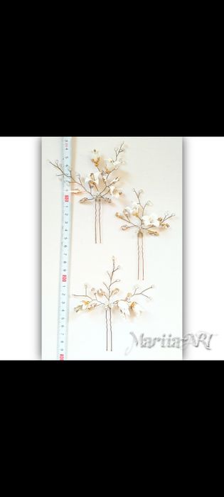 Ozdobne Wsuwki Do Włosów 3 szt