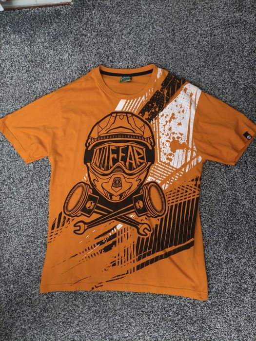 Футболка No fear Sk8, y2k, rap, hip hop